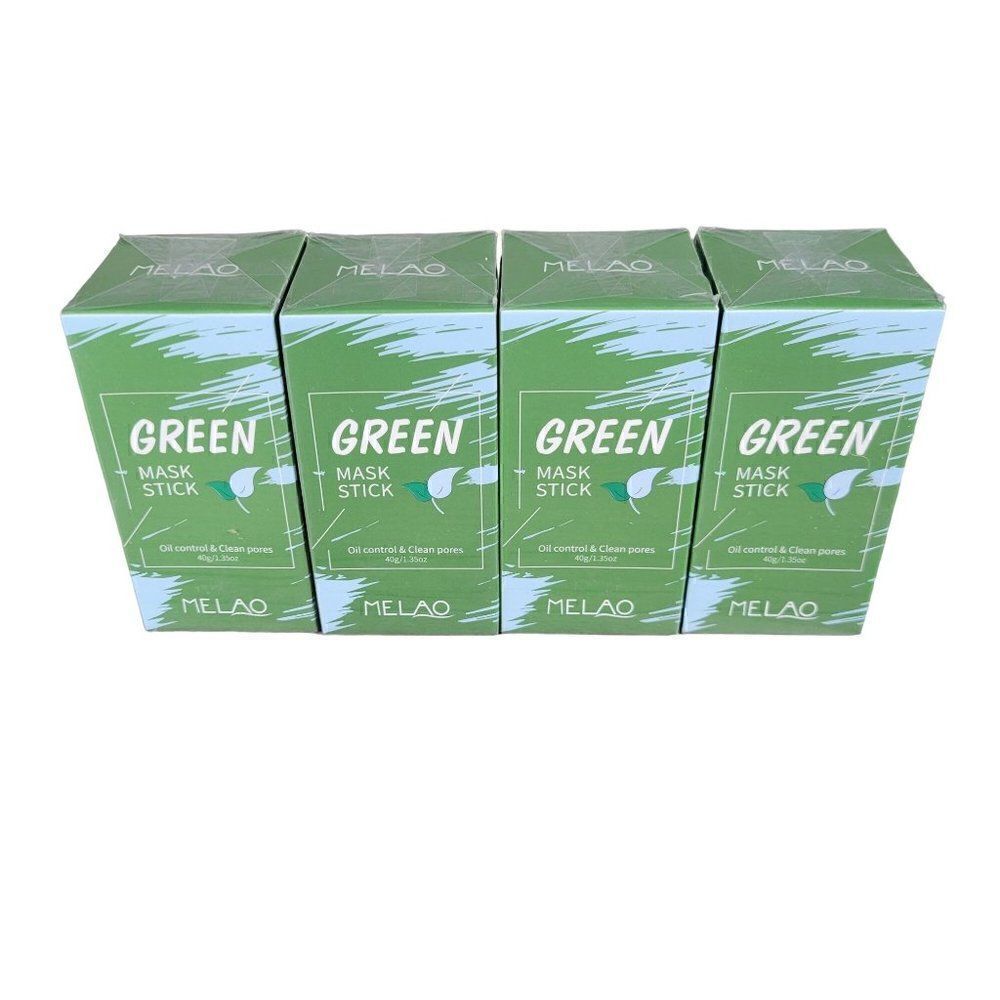 4 x Melao Green Tea Mask Stick Blackhead Remover Mask - EXP: 2/26